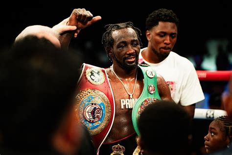 UNDEFEATED WORLD CHAMPIONS TERENCE CRAWFORD .